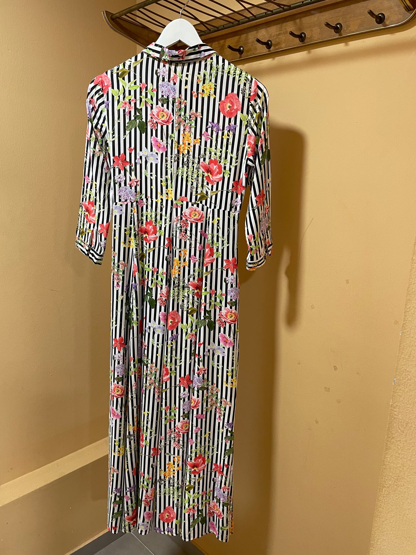 Maxi, Εμπριμέ Φόρεμα ZARA PREMIUM από Βισκόζη (XS)