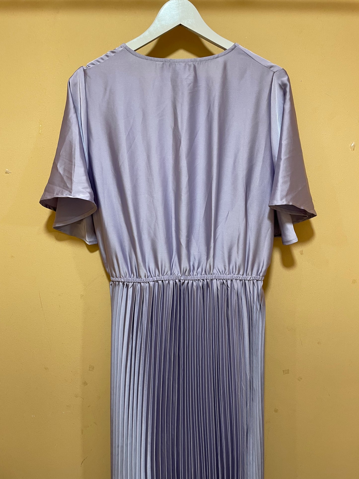 Stock, Αμπιγιέ, Πλισέ Φόρεμα IN THE STYLE σε Λιλά χρώμα (XL)