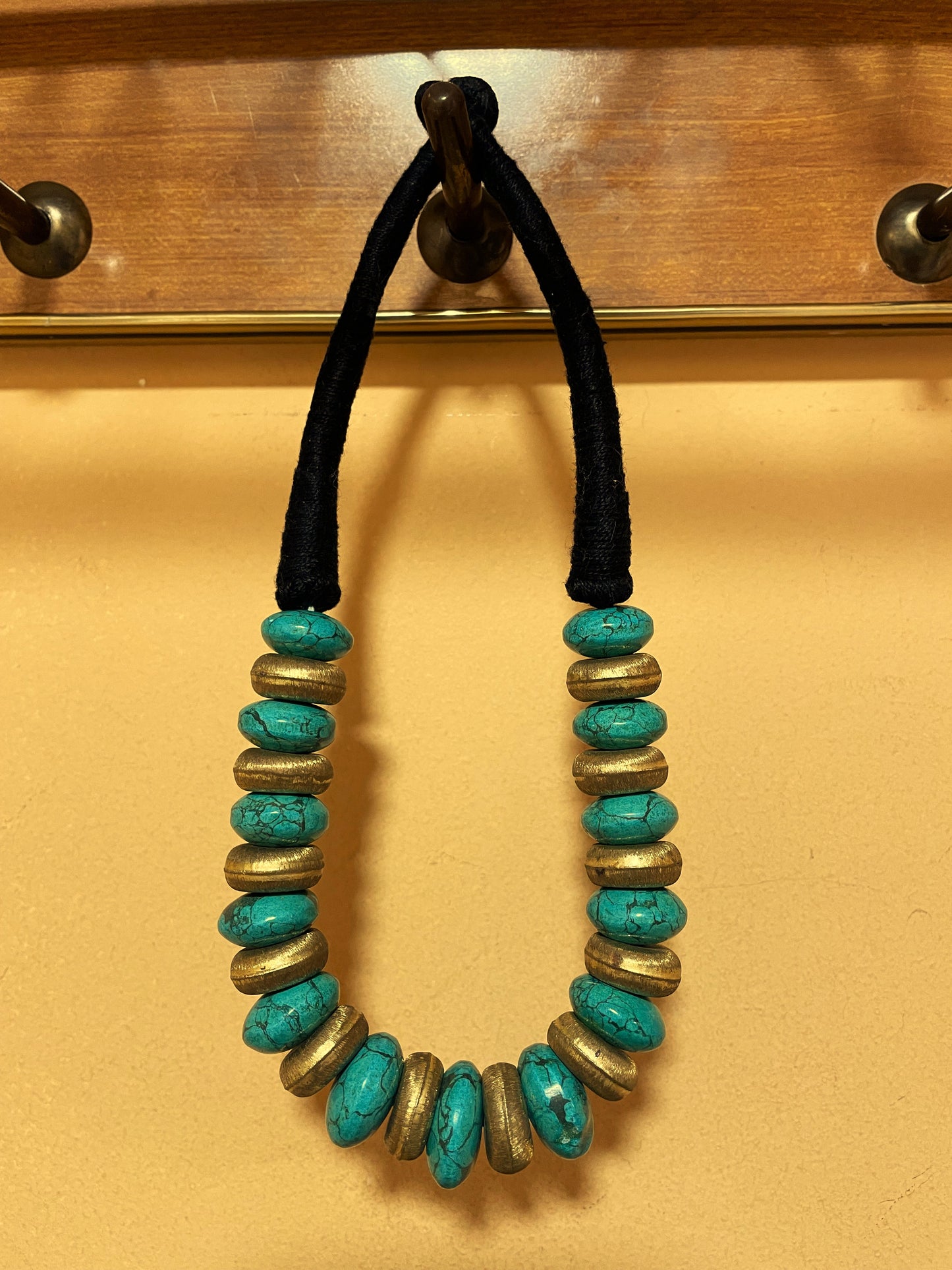 Κολιέ με Πέτρες σε Βεραμάν - Χρυσό χρώμα