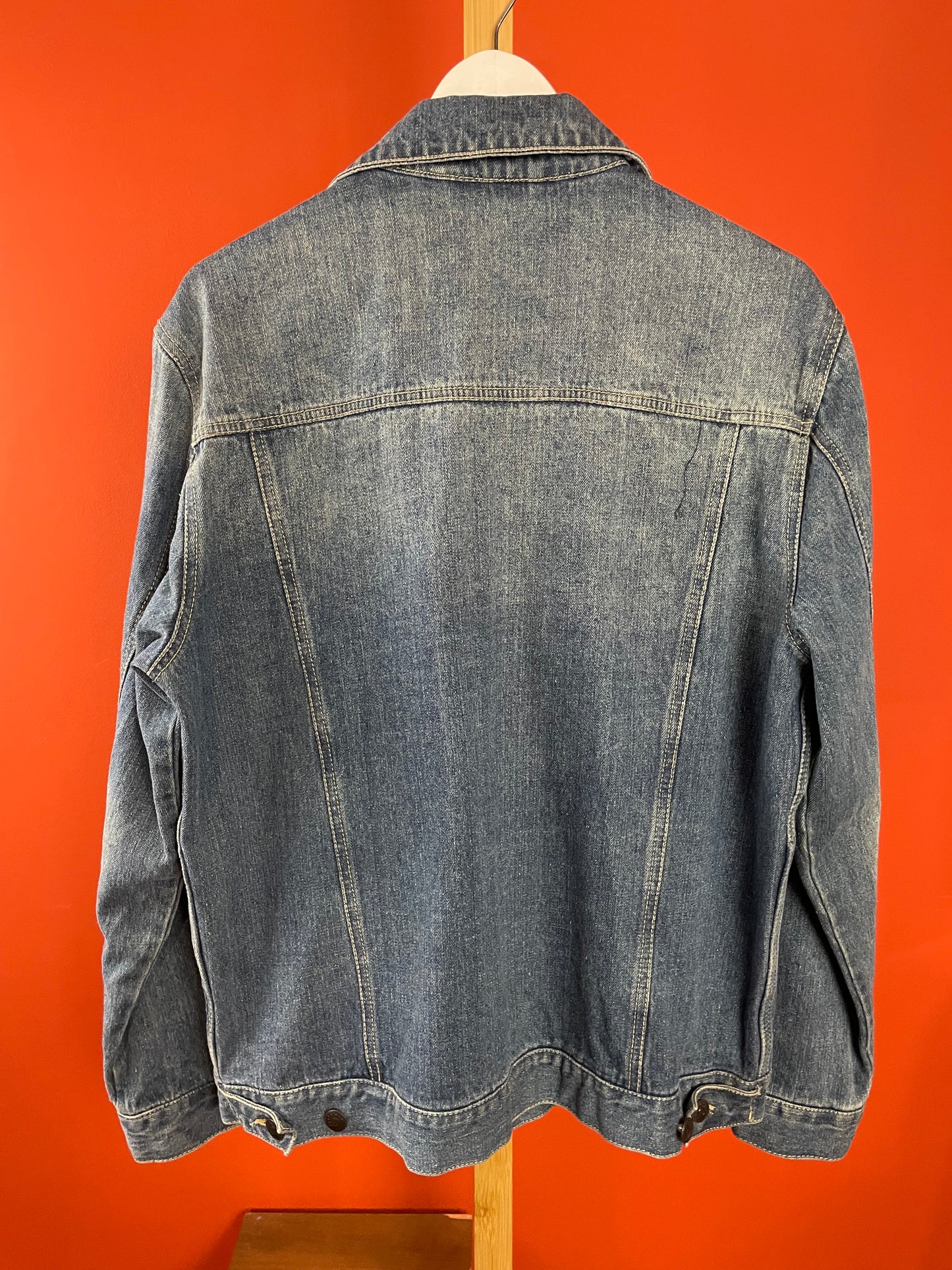 Ανδρικό Τζιν Τζάκετ ENRICO MORI σε Ξεθωρισμένο Denim (No48-Medium)