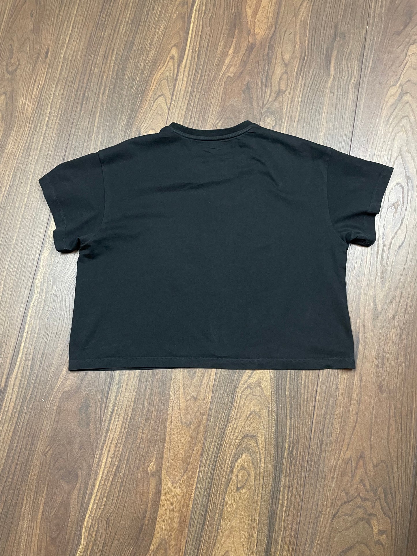 Crop Αθλητική Γυναικεία Μπλούζα - T-Shirt PUMA σε Μαύρο χρώμα (Large)
