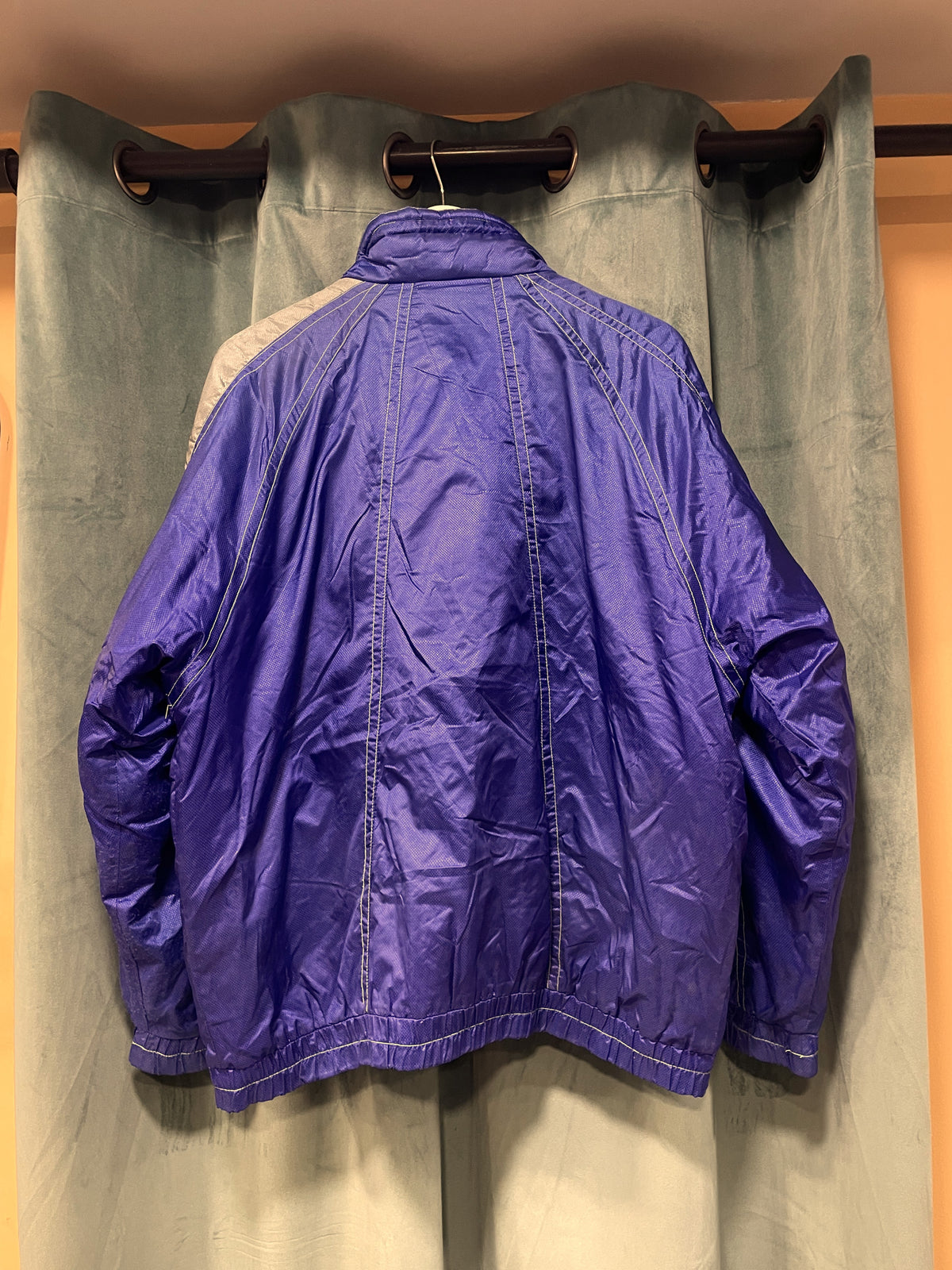 Vintage, 80s Μπουφάν RODEO σε Μπλε / Μωβ χρώμα (Ανδρικό M/L - Γυναικείο Άνετο L)