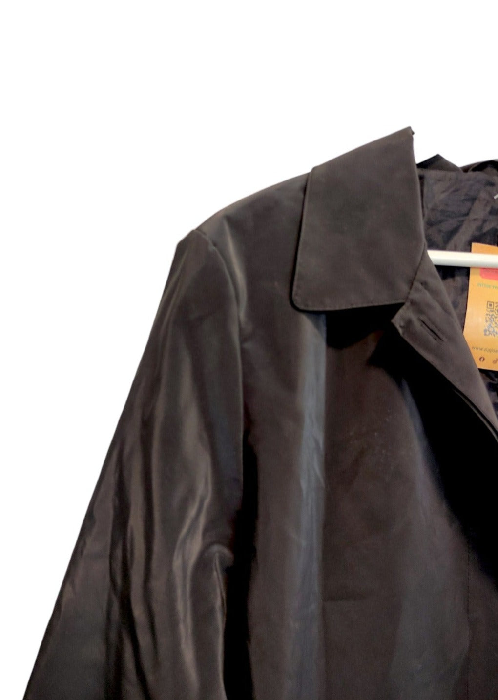 Αδιάβροχο Γυναικείο Πανωφόρι/Καπαρντίνα NEW LOOK σε Μαύρο Χρώμα (M/L)