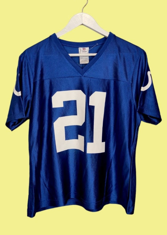 NFL Γυναικεία Αθλητική Φανέλα σε Μπλε Χρώμα (Large)