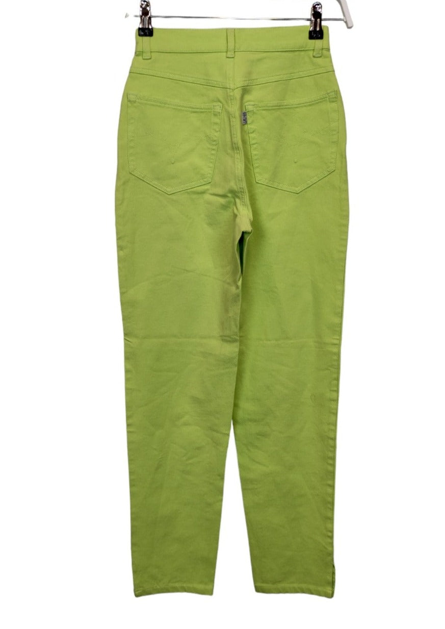 Carrot Fit, Ελαστικό Γυναικείο Tζιν Παντελόνι ESCADA σε Λαχανί Χρώμα (No34/ XS)