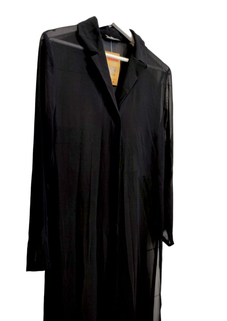 Αραχνούφαντο Γυναικείο Πουκάμισο VERA MONT FRANCE σε Μαύρο χρώμα (Medium)