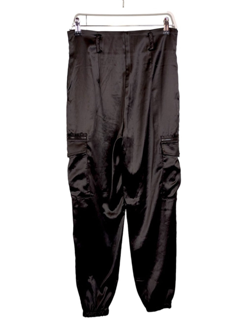 Stock, Cargo, Σατέν Γυναικείo Παντελόνι I SAW IT FIRST σε Μαύρο χρώμα (S/M)