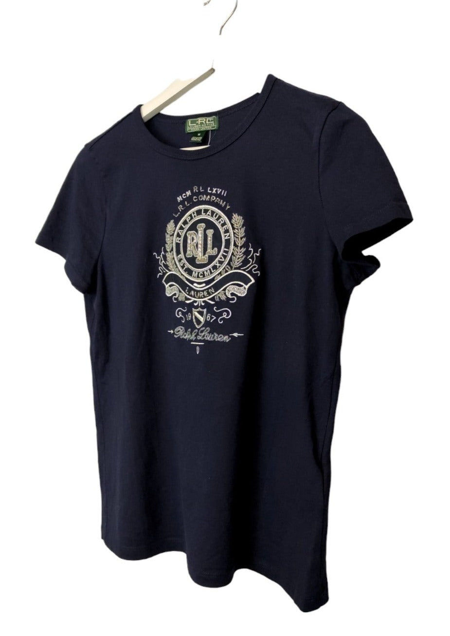 Γυναικεία, Κοντομάνικη Μπλούζα T-Shirt RALPH LAUREN ACTIVE σε Σκούρο Μπλε χρώμα (Small)