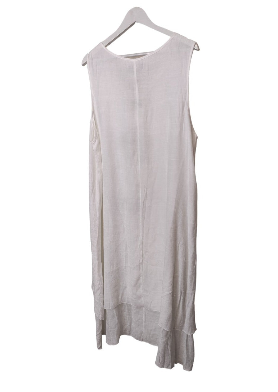 Αμάνικο, Maxi Φόρεμα AUTONOMY σε Λευκό χρώμα (L/XL)
