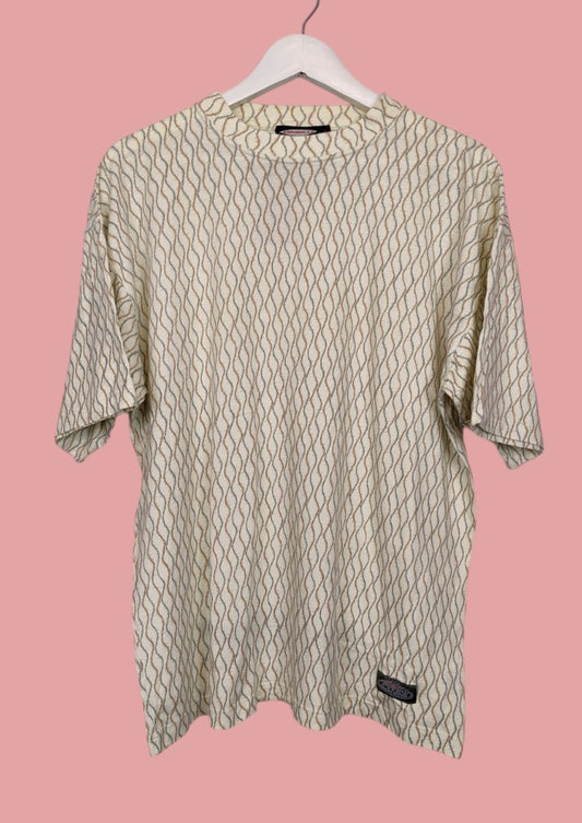 Vintage, Ανδρική,  Εμπριμέ, Kοντομάνικη Μπλούζα -T-Shirt ONEILL σε Γήινα χρώματα (Medium)