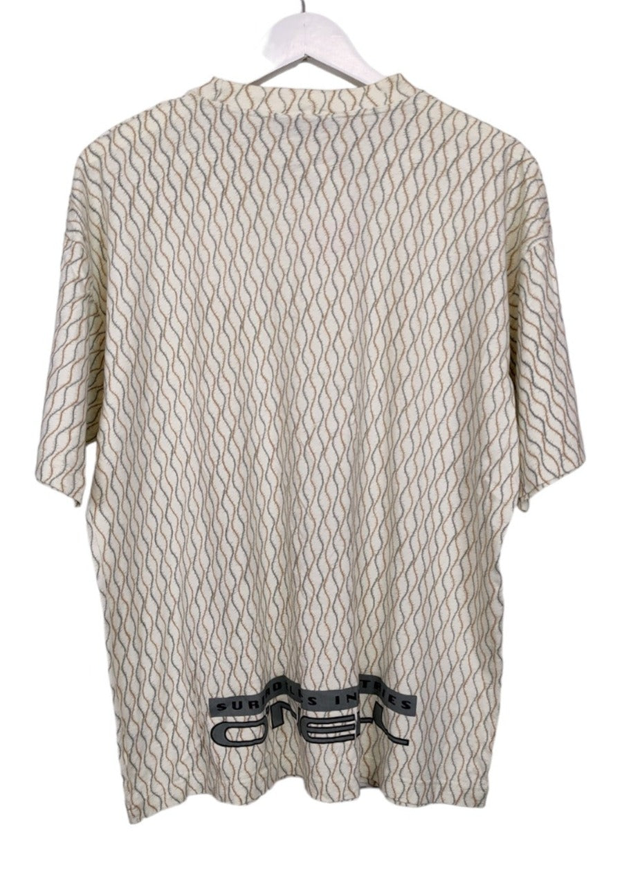 Vintage, Ανδρική,  Εμπριμέ, Kοντομάνικη Μπλούζα -T-Shirt ONEILL σε Γήινα χρώματα (Medium)
