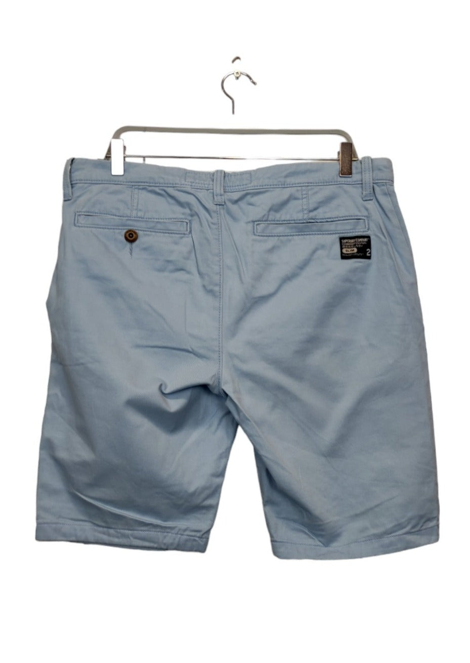 Ανδρική Βερμούδα SUPERDRY Slim σε Γαλάζιο Χρώμα (Large)