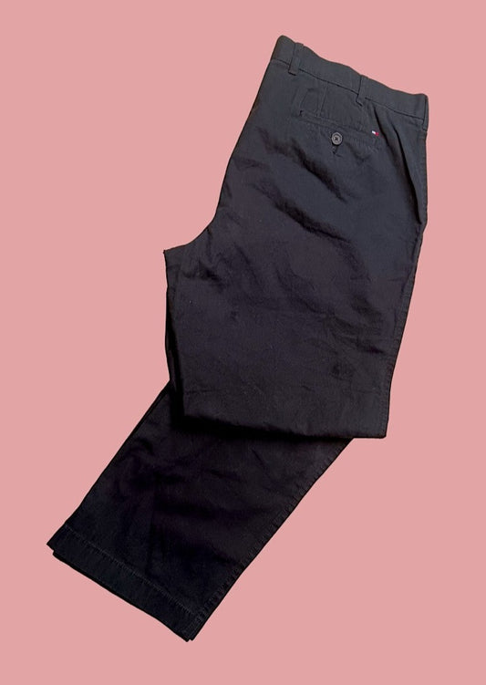 Aνδρικό Παντελόνι TOMMY HILFIGER σε Μαύρο χρώμα (Νο 42/30 - 2XL/3XL)