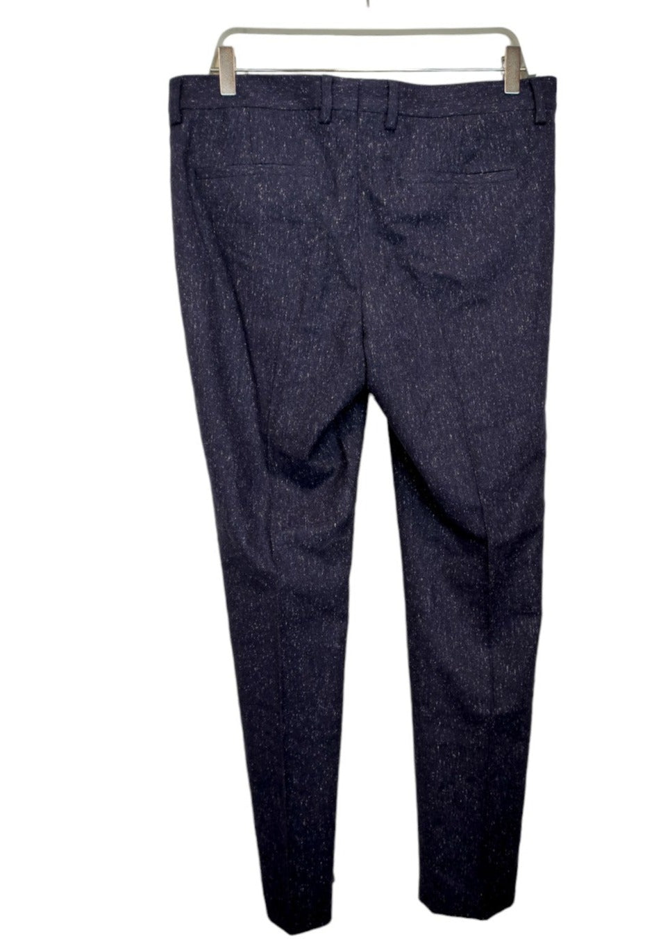 Μάλλινο, Ανδρικό Παντελόνι σε Μπλε Σκούρο Χρώμα (Νο 40)