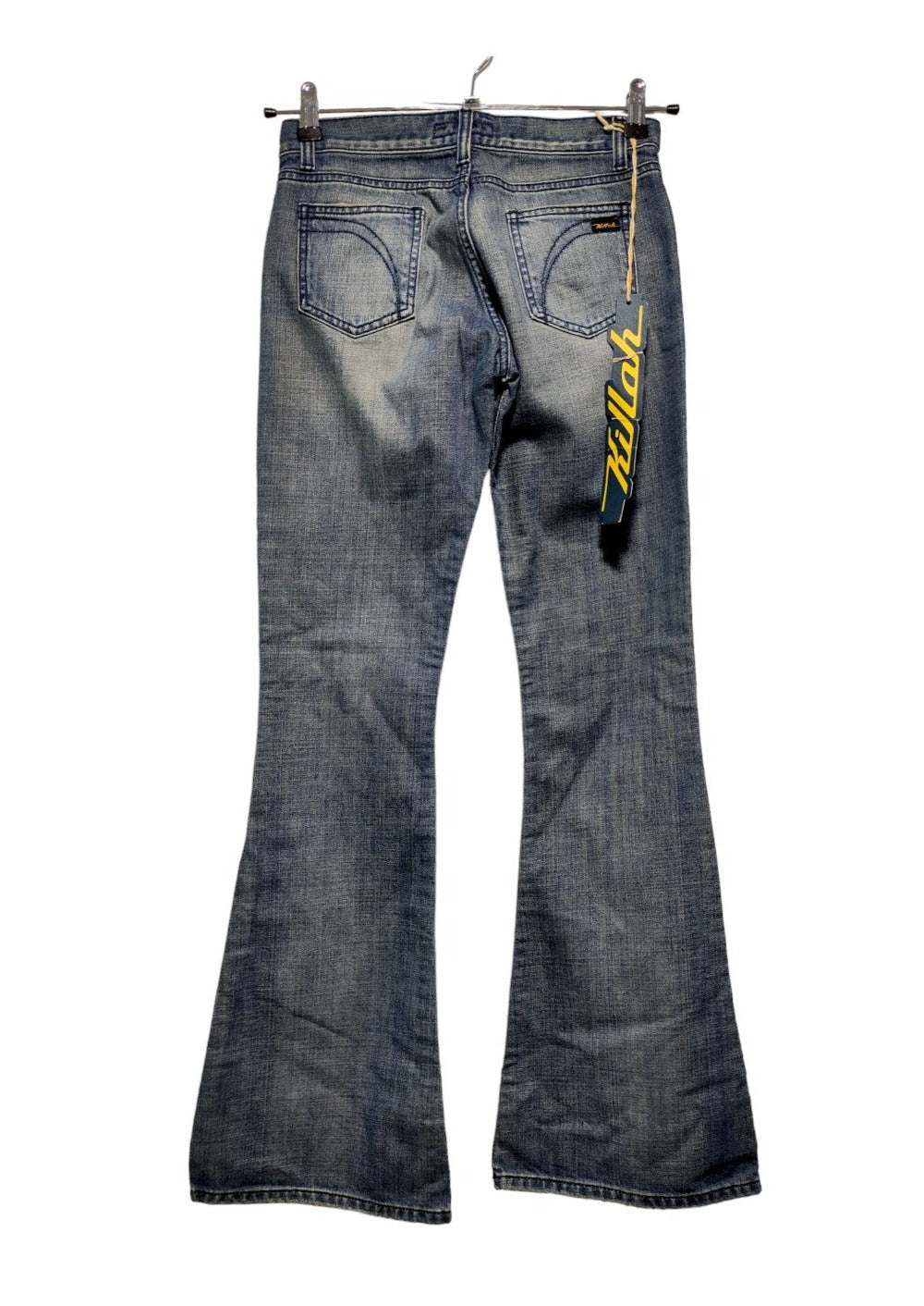 Stock, Γυναικείο, Tζιν Παντελόνι KILAH σε Ξεθωριασμένο Denim (Νο27-XS)