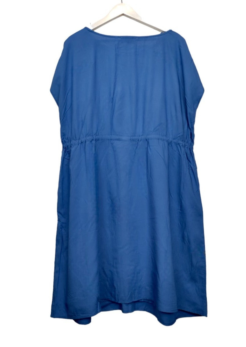 Outlet, Ανάλαφρο Φόρεμα από Βισκόζη TOM TAILOR σε Σιέλ χρώμα (2XL - No 50)