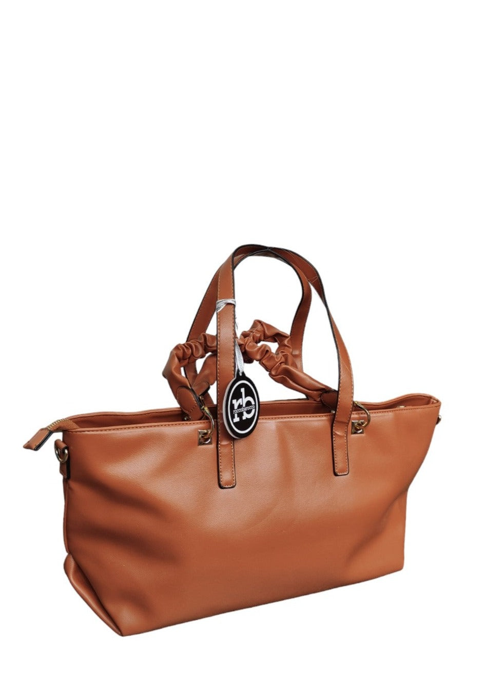 -> BLACK FRIDAY OFFER! - Outlet, Γυναικεία Τσάντα Ώμου/Χειρός / Shopping Bag ROCCO BAROCCO σε Ταμπά χρώμα (Κωδ: RBR910B1702-08)