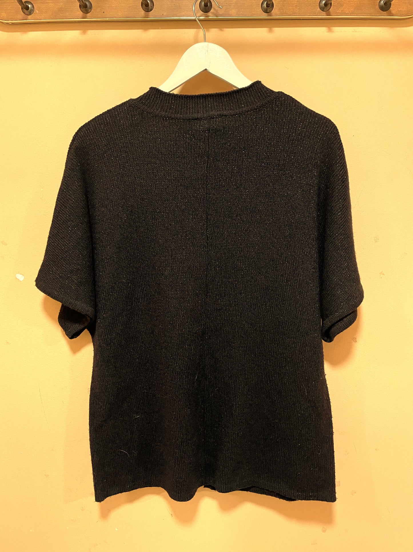 Vintage, Γυναικεία Πλεκτή Ζακέτα MILLER'S σε Σκούρο Καφέ χρώμα (Άνετο Large)