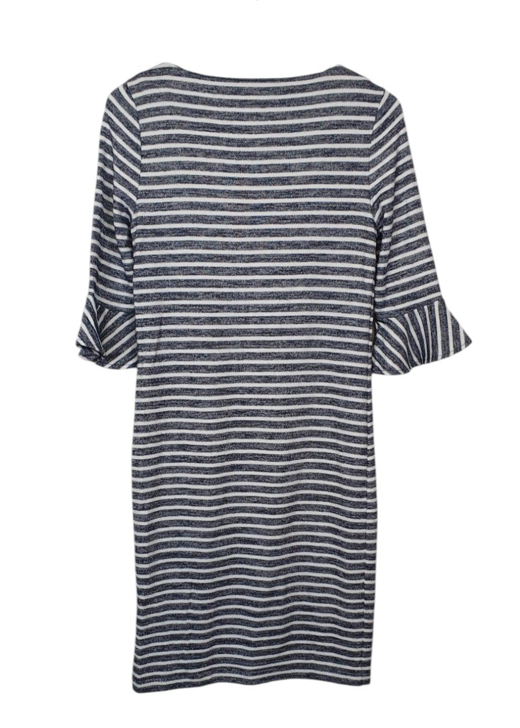 Πλεκτό Φόρεμα BANANA REPUBLIC σε Γκρι/Λευκό Χρώμα (Small)