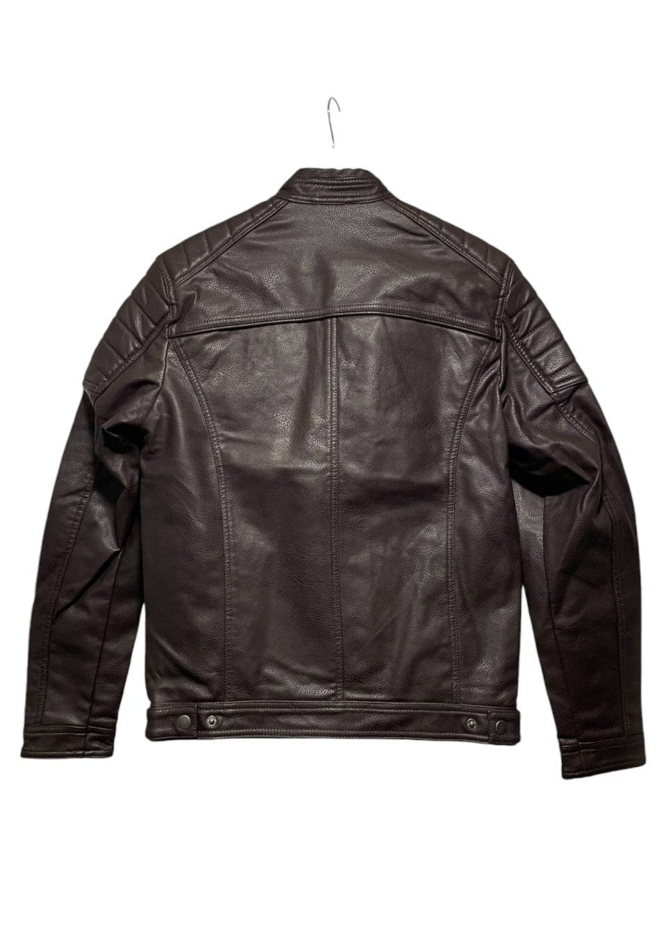 Outlet Ανδρικό Τζάκετ/Μπουφάν Δερματίνης JACK & JONES σε Καφέ χρώμα (XS)