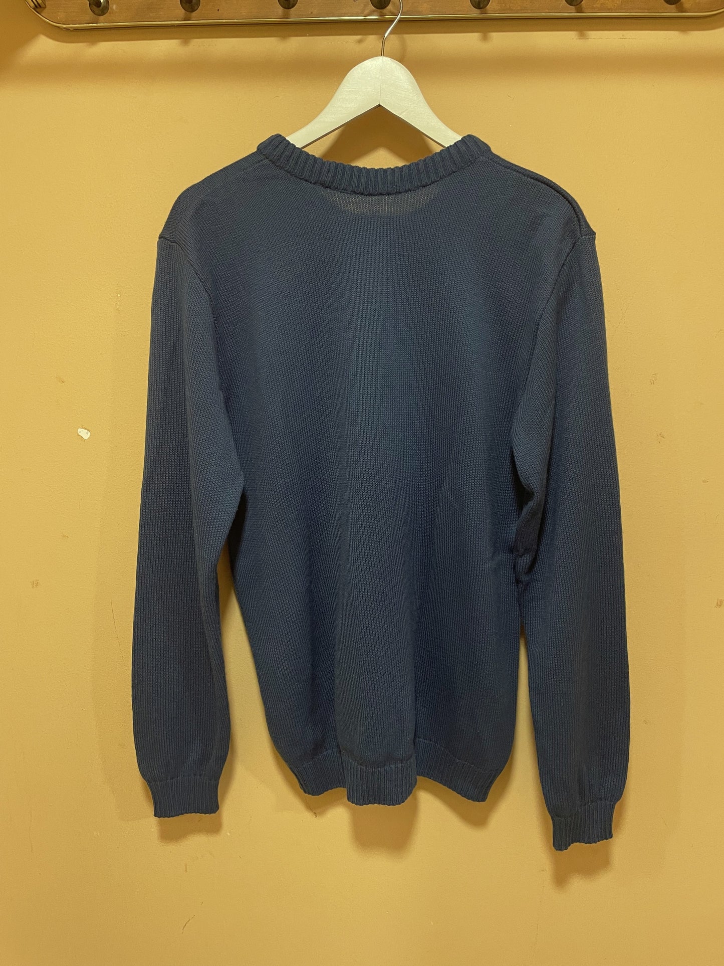 Ανδρική Πλεκτή Μπλούζα / Πουλόβερ WELLENSTEYN σε Πετρόλ χρώμα (Large)