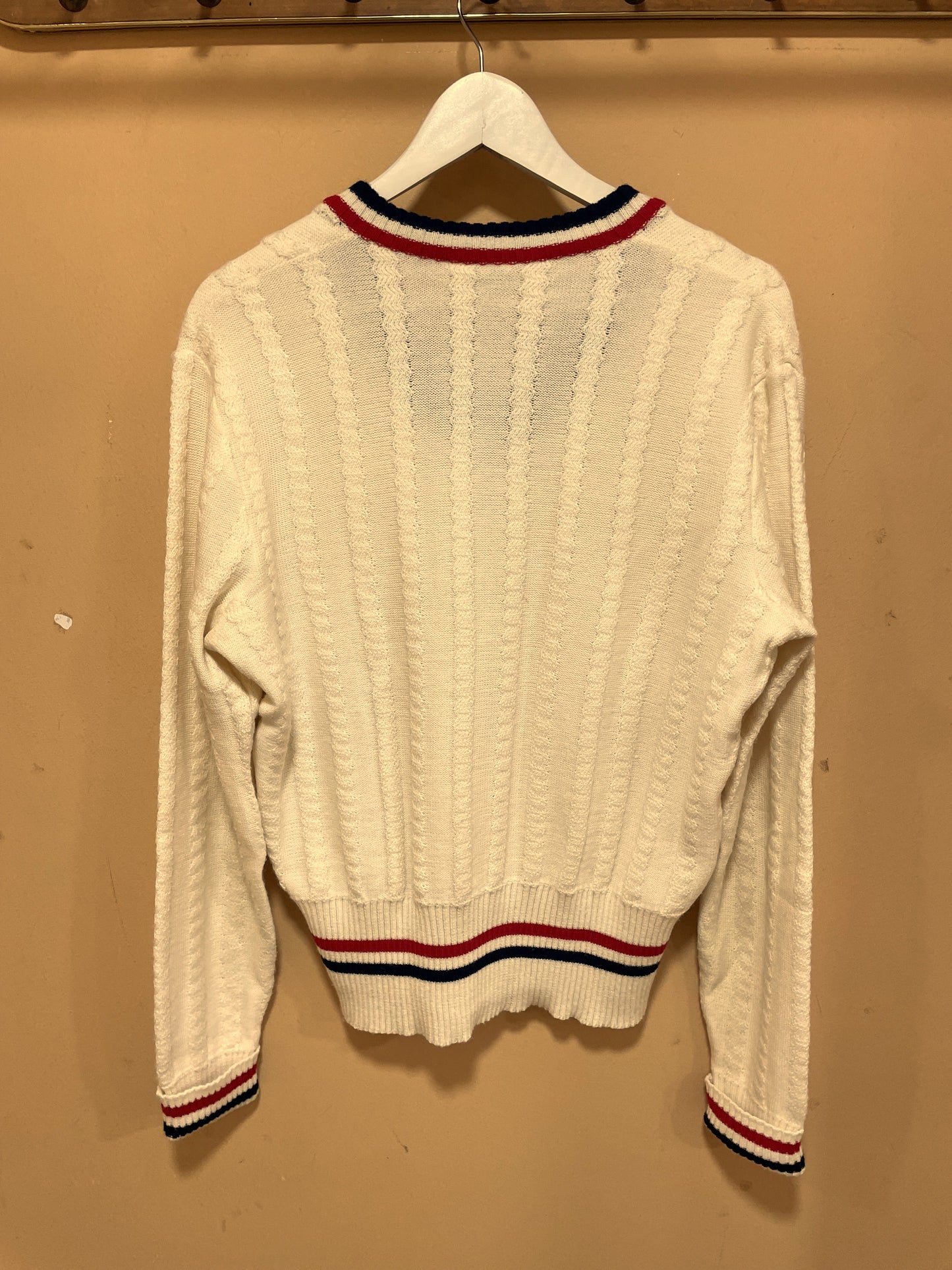 Vintage Γυναικεία Πλεκτή Μπλούζα / Πουλόβερ MODELL σε Ζαχαρί Χρώμα (Άνετο M)