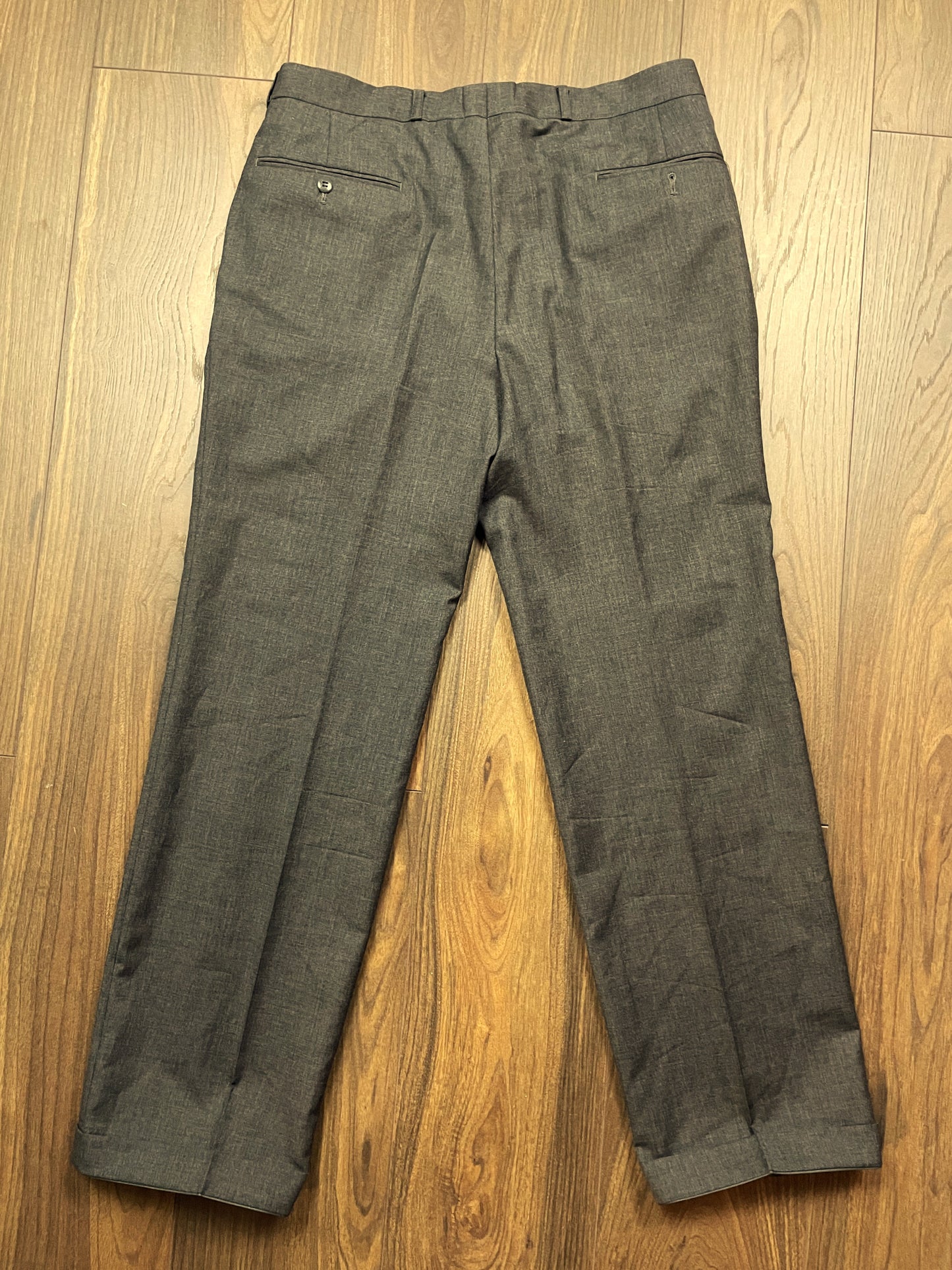 Aνδρικό, Μάλλινο Παντελόνι HUGO BOSS σε Γκρι χρώμα (Medium)