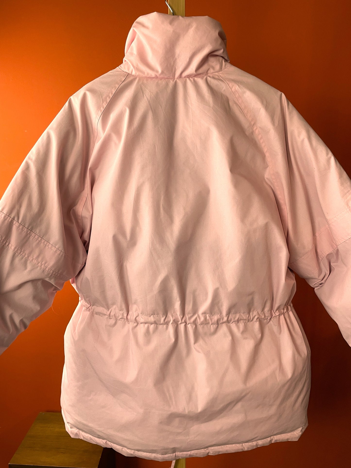 Vintage, Γυναικείο Μπουφάν με επένδυση από Πούπουλα σε Ροζ χρώμα (Large-42)