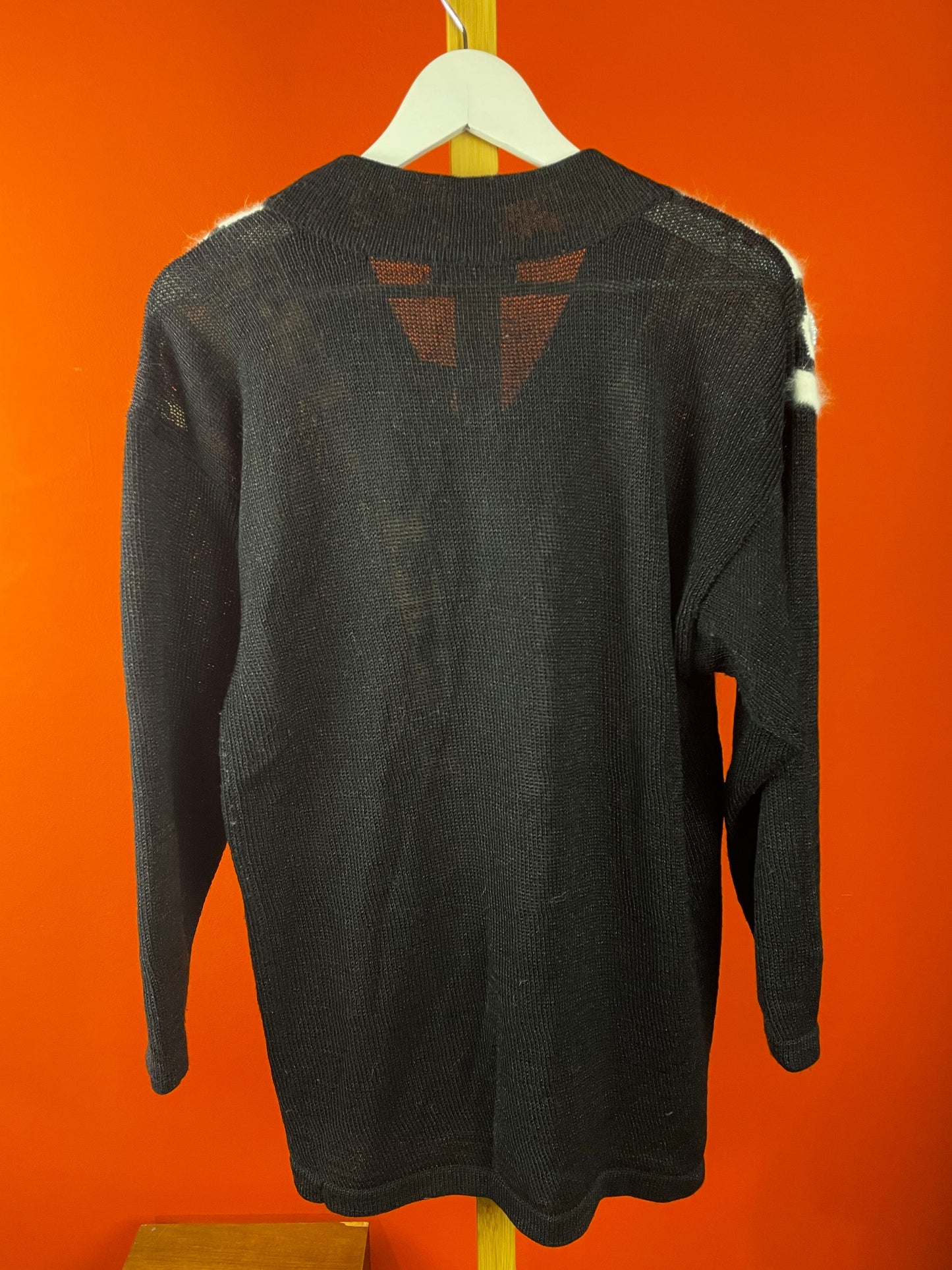 Vintage, Γυναικεία Πλεκτή Μπλούζα/ Πουλόβερ EXCLUSIVE FASHION σε Μαύρο χρώμα (Large)