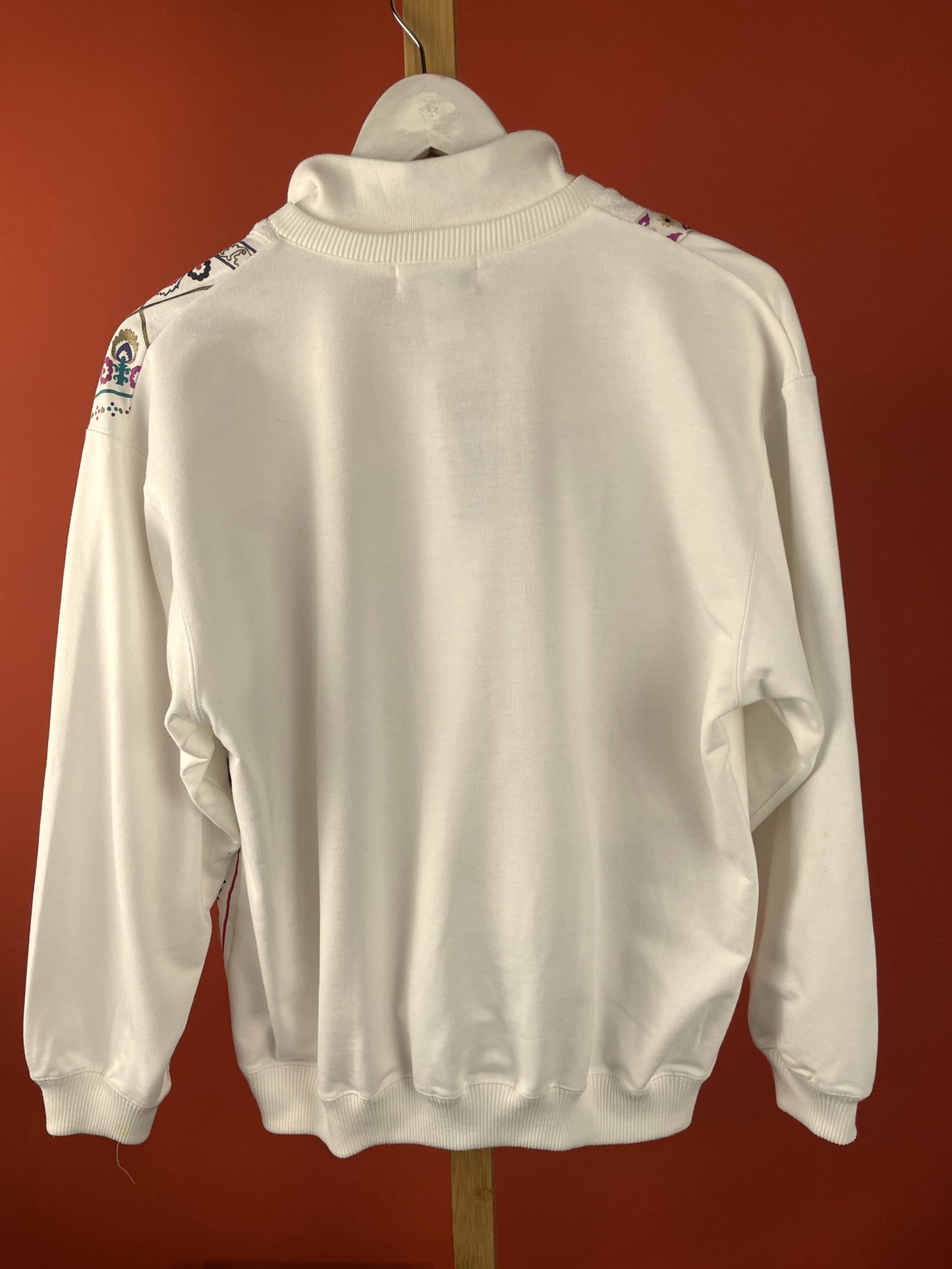 Vintage, Γυναικεία Φούτερ Μπλούζα BLAST σε Λευκό χρώμα (Large)