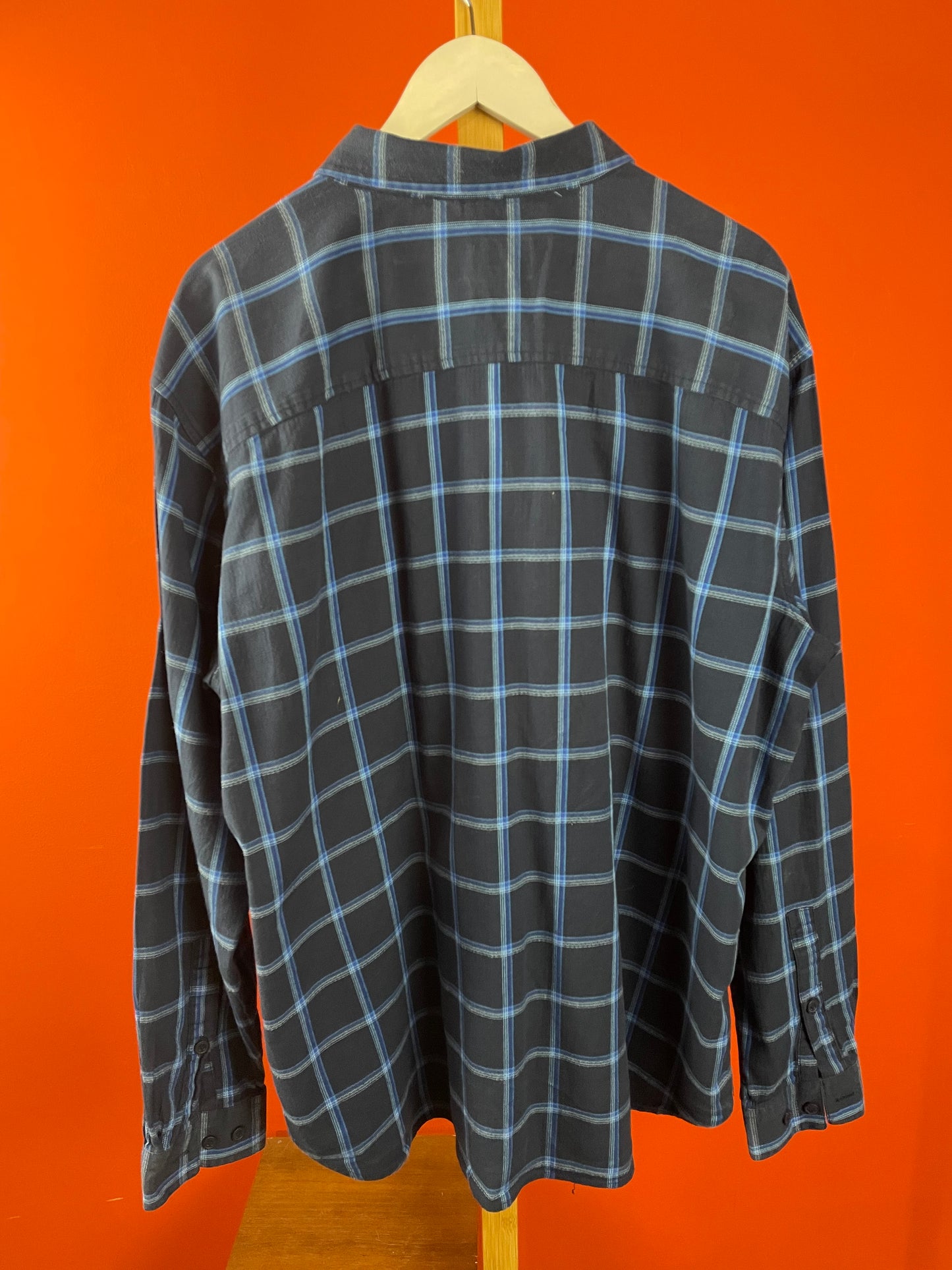 Καρό Ανδρικό Πουκάμισο COLUMBIA σε Σκούρο Μπλε χρώμα (2XL)