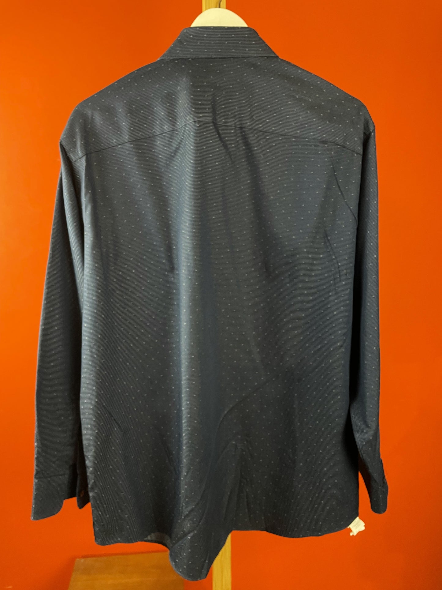 Ανδρικό Πουκάμισο CALVIN KLEIN σε Σκούρο Μπλε χρώμα (Large)