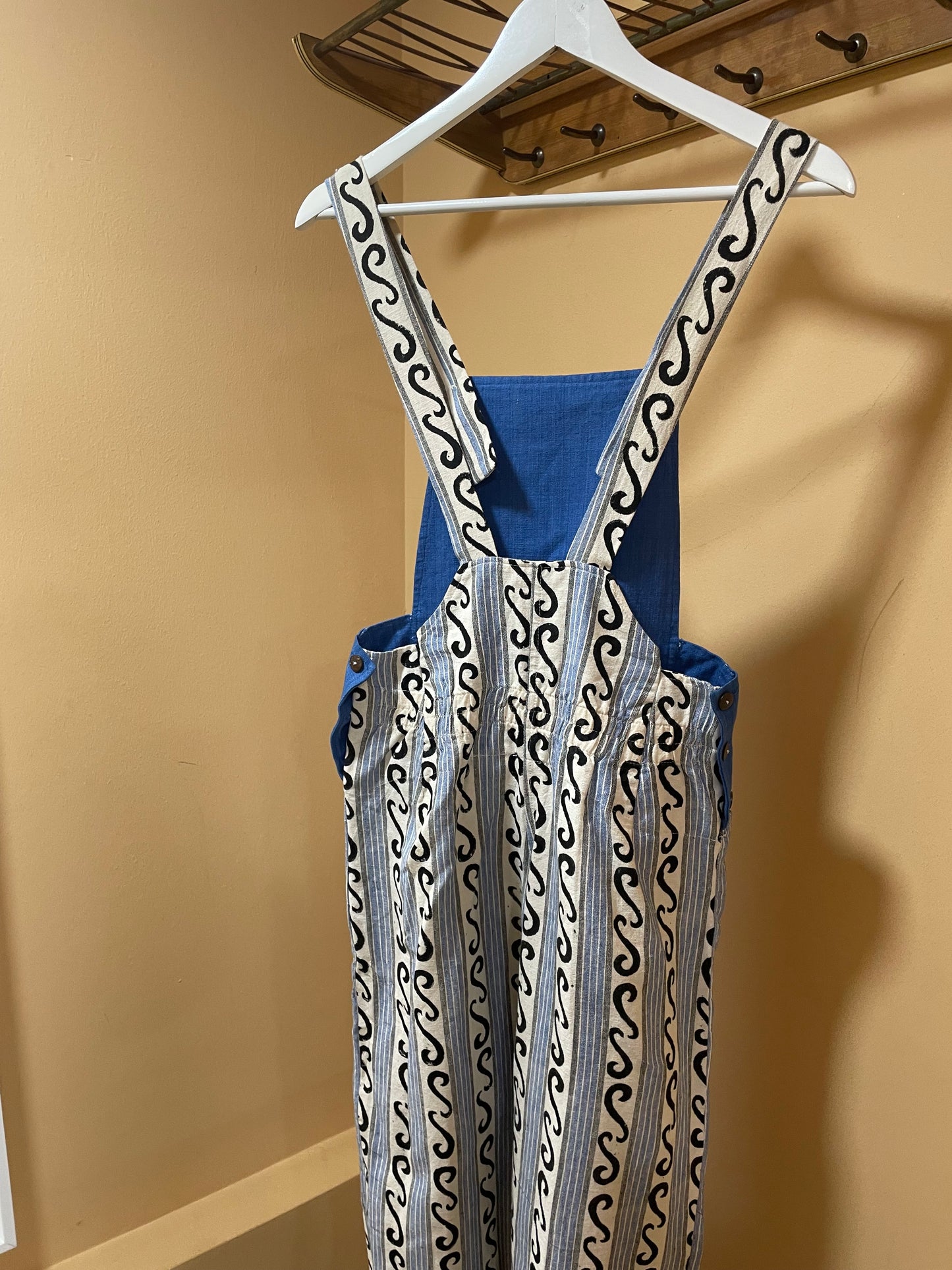 100% Βαμβακερή, Γυναικεία Σαλοπέτα σε MAHAGUTHI Μπεζ - Γαλάζιο χρώμα (S/M)