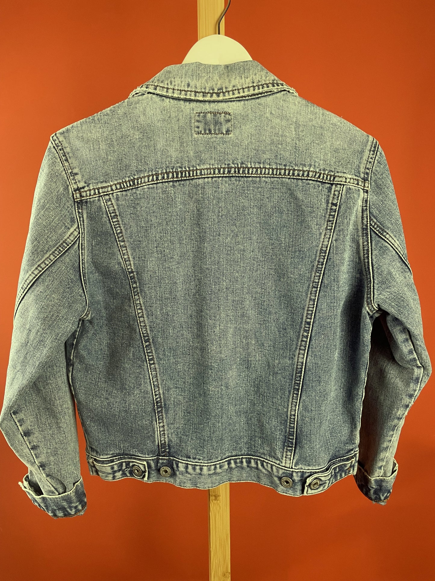 Γυναικείο Τζιν Τζάκετ BIG STAR σε Ξεθωριασμένο Σιέλ Denim (Στενό Medium)