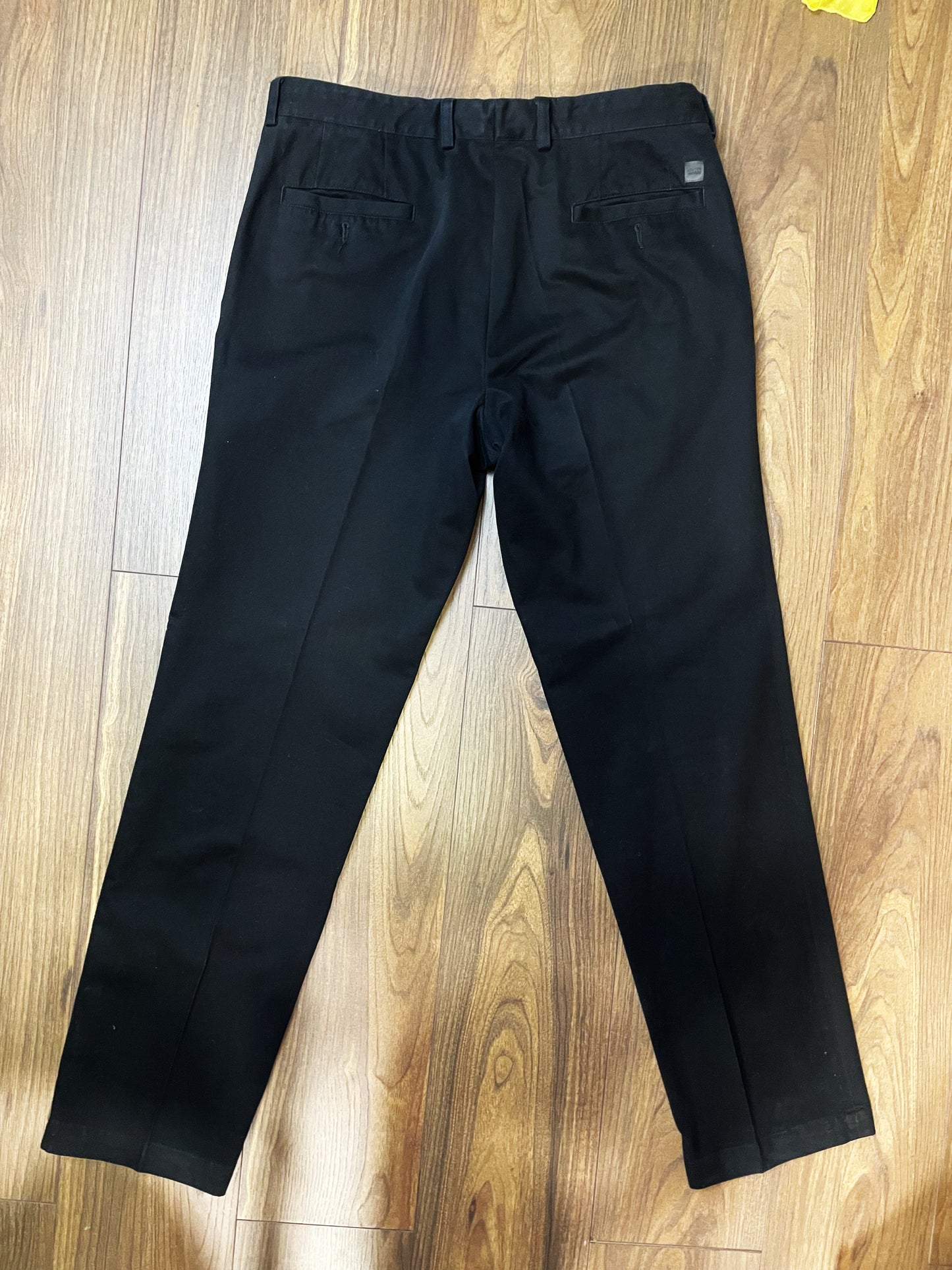 Κλασικό, Βαμβακερό Aνδρικό Παντελόνι HUGO BOSS σε Μαύρο Χρώμα (No 54)