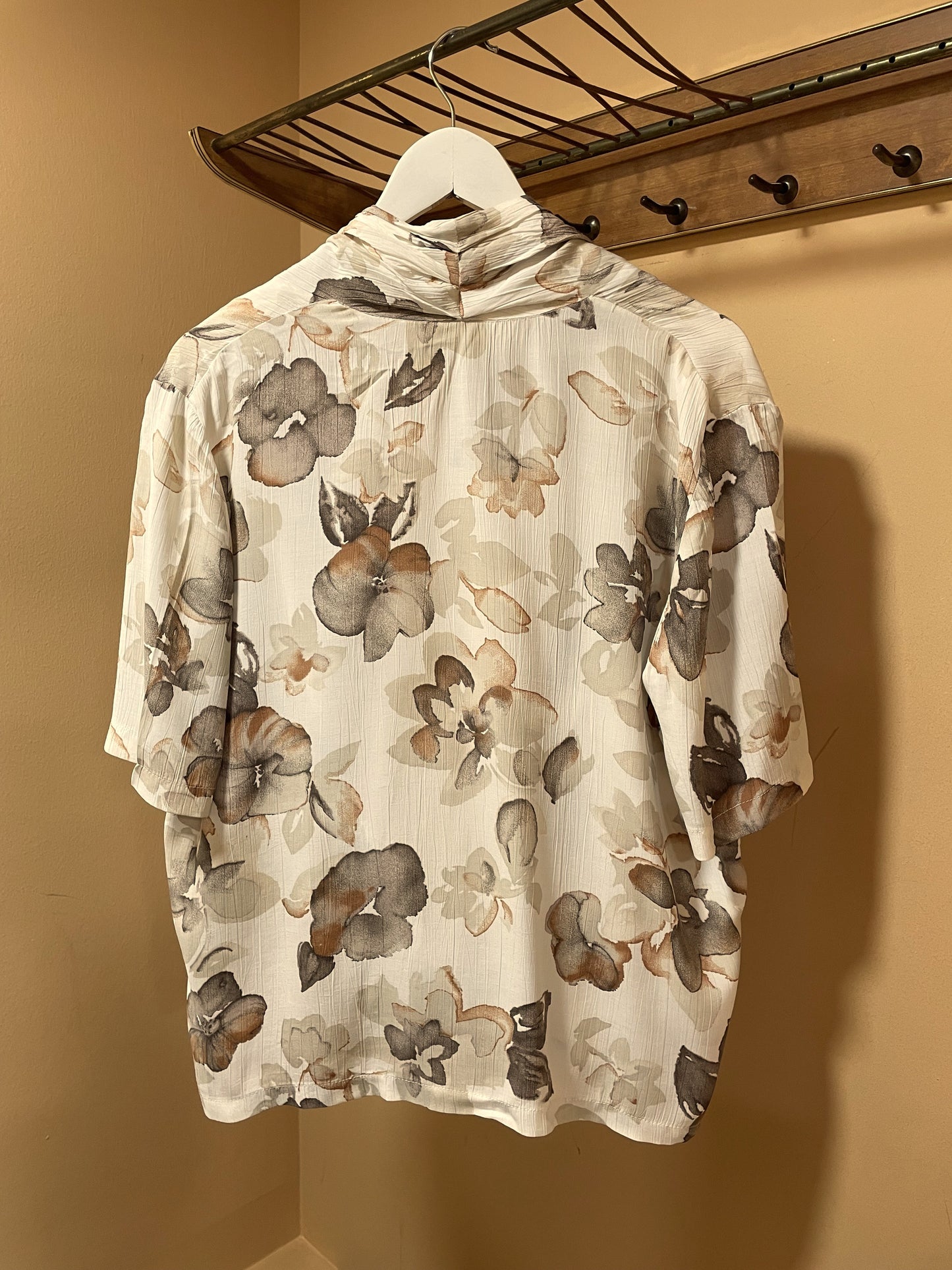 Vintage, Γυναικείο Πουκάμισο/Μπλούζα σε Nude χρώματα (Medium)