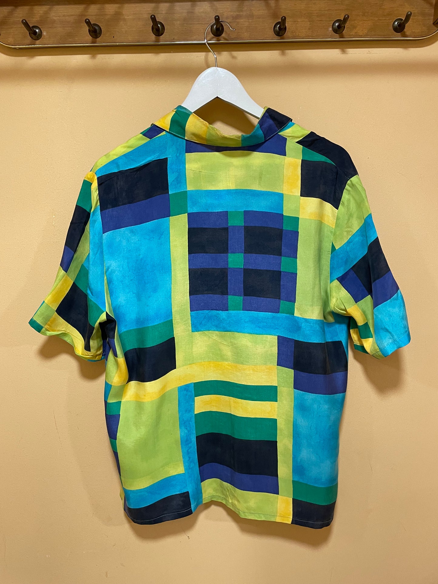 Vintage, Εμπριμέ Γυναικείο Πουκάμισο σε Παστέλ χρώματα (Large)