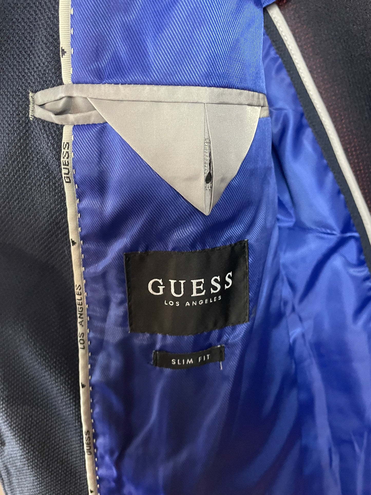 Ανδρικό Σακάκι GUESS σε Σκούρο Μπλε χρώμα (Fitted M)