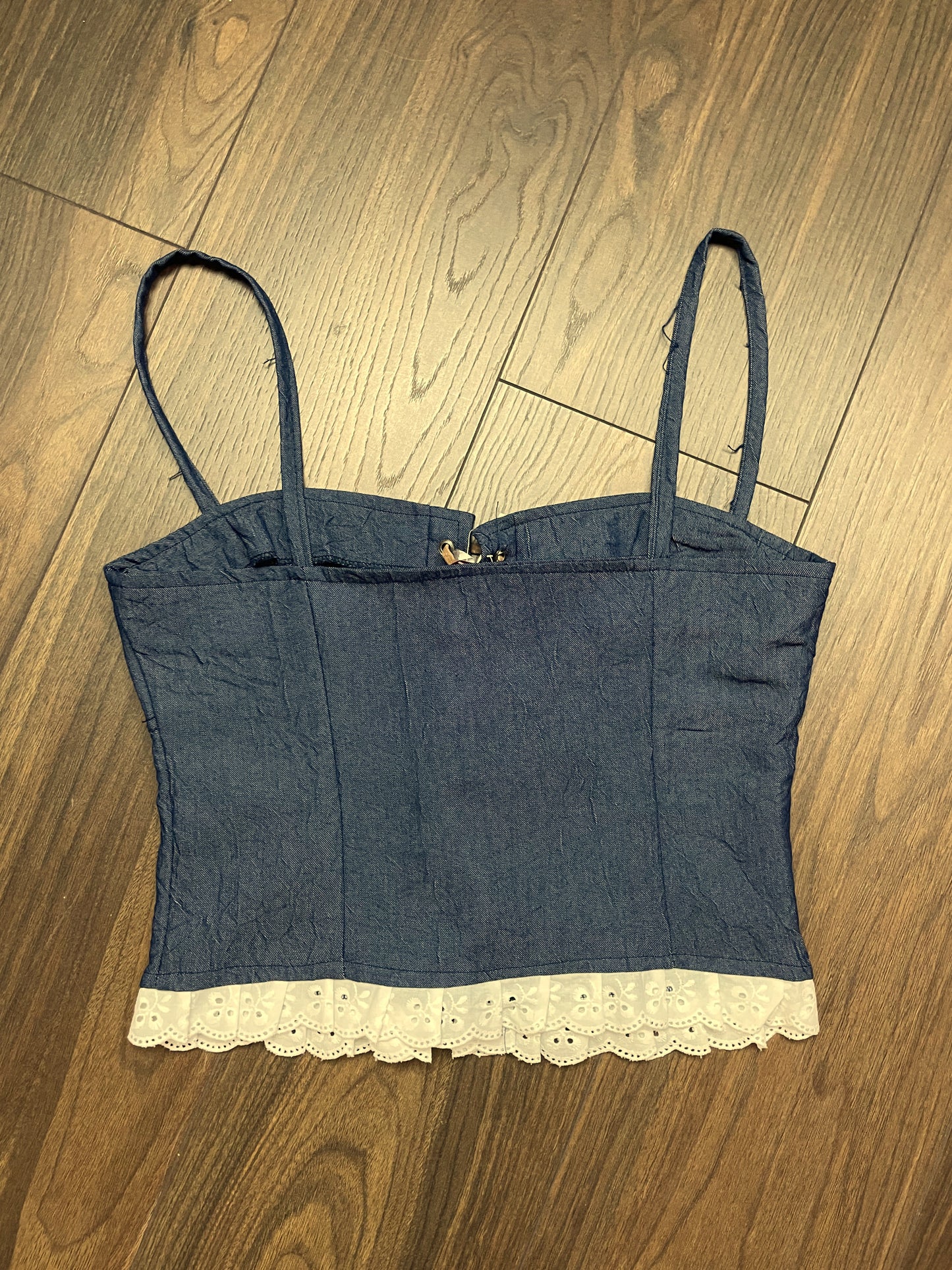 Stock Γυναικείo Τοπ OBSESSION σε Μπλε - Denim χρώμα (S/M)