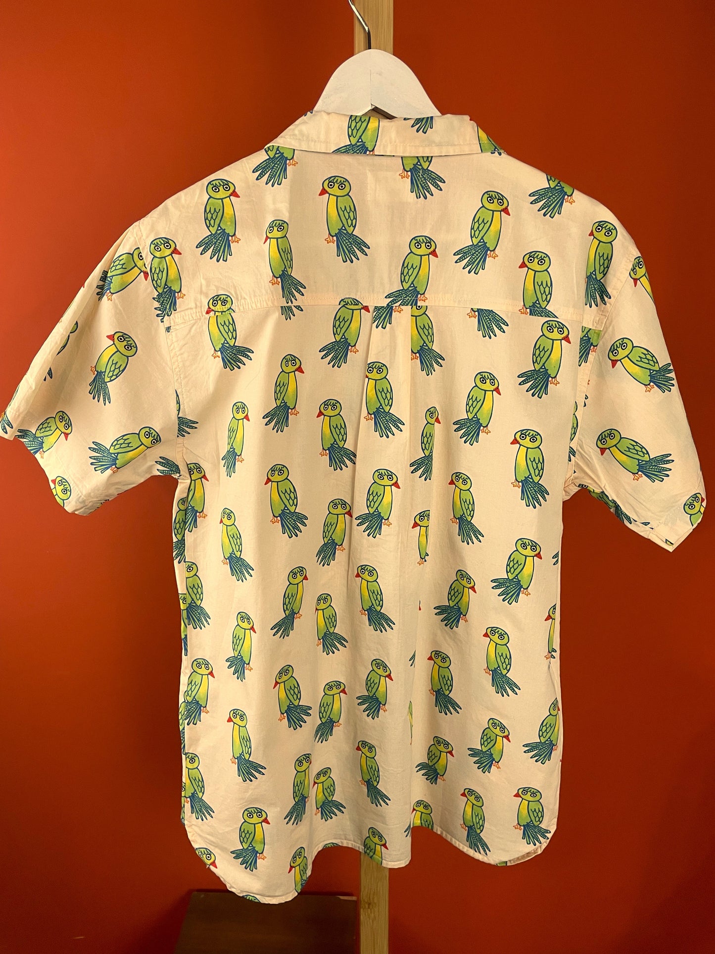 Hawaiian Style Κοντομάνικο Πουκάμισο LEKKER FRED σε Μπεζ χρώμα (ΑΝΔΡΑΣ: S - ΓΥΝΑΙΚΑ: M)