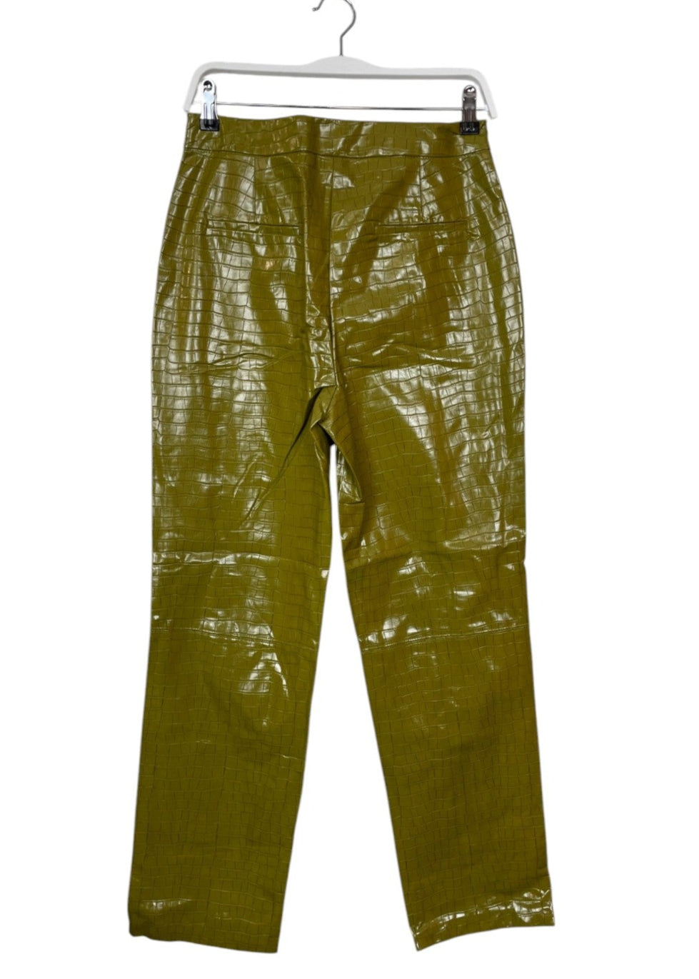 Κροκό, Γυναικείο Παντελόνι Δερματίνης PRIMARK σε Λαδί χρώμα (Medium)