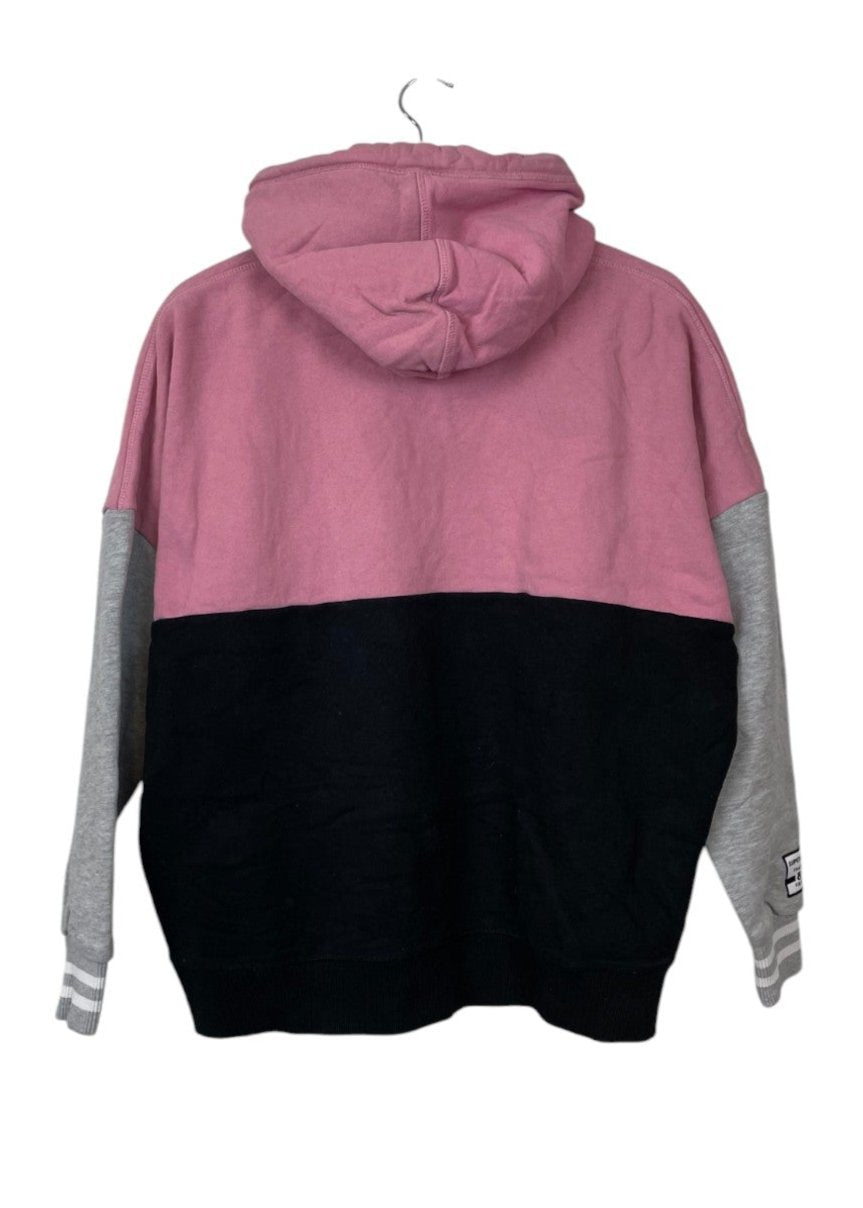 Γυναικεία Φούτερ Μπλούζα SUPERDRY σε Μαύρο/Ροζ χρώμα (Large)