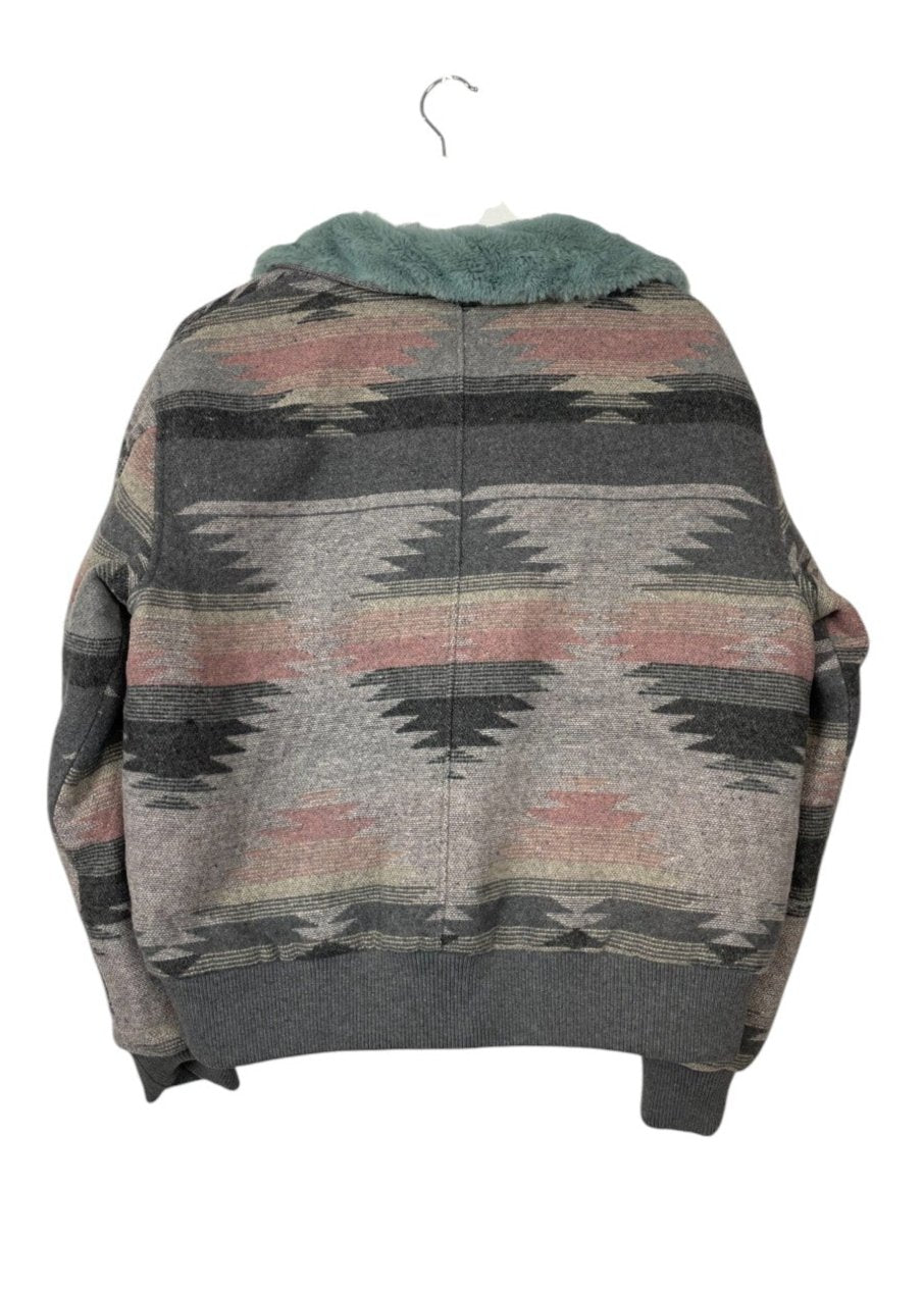 Γυναικείο Τζάκετ REVIEW σε Γκρι χρώμα (Medium)