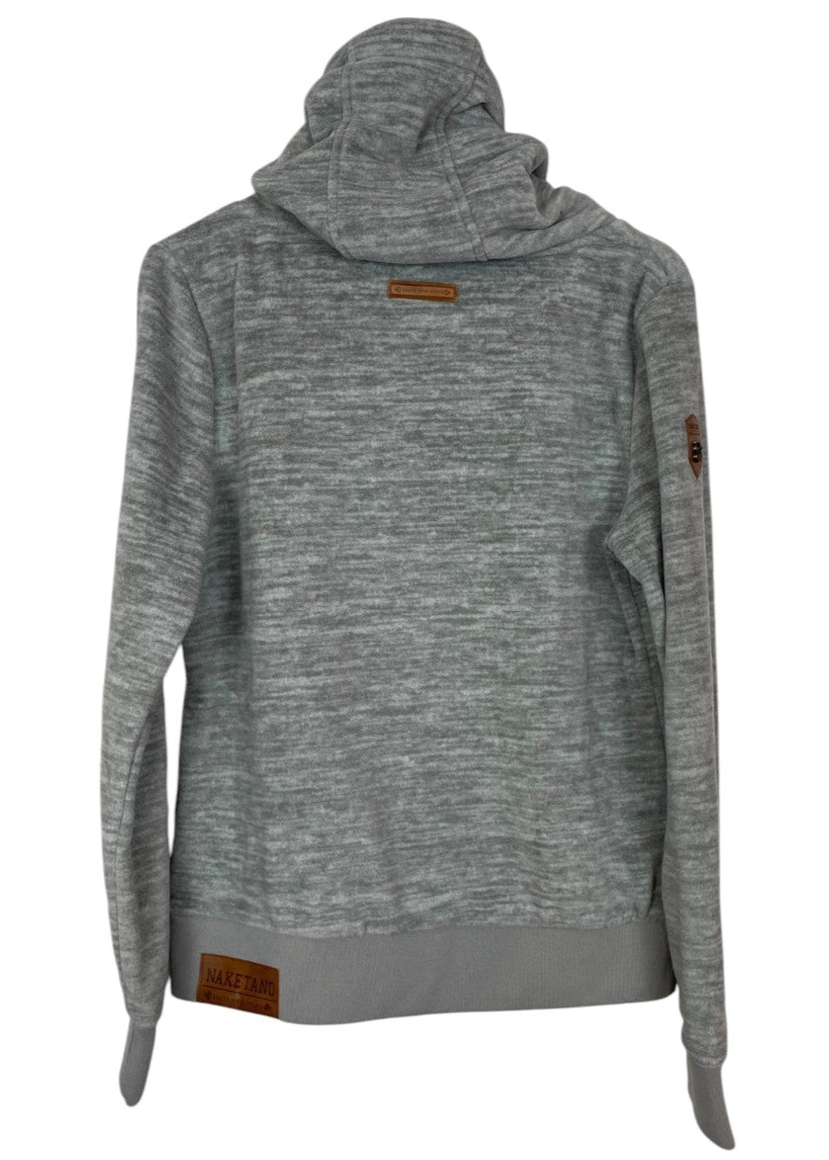 Γυναικεία Φλις Μπλούζα NAKETANO σε Γκρι χρώμα (Medium-Στενή Γραμμή)