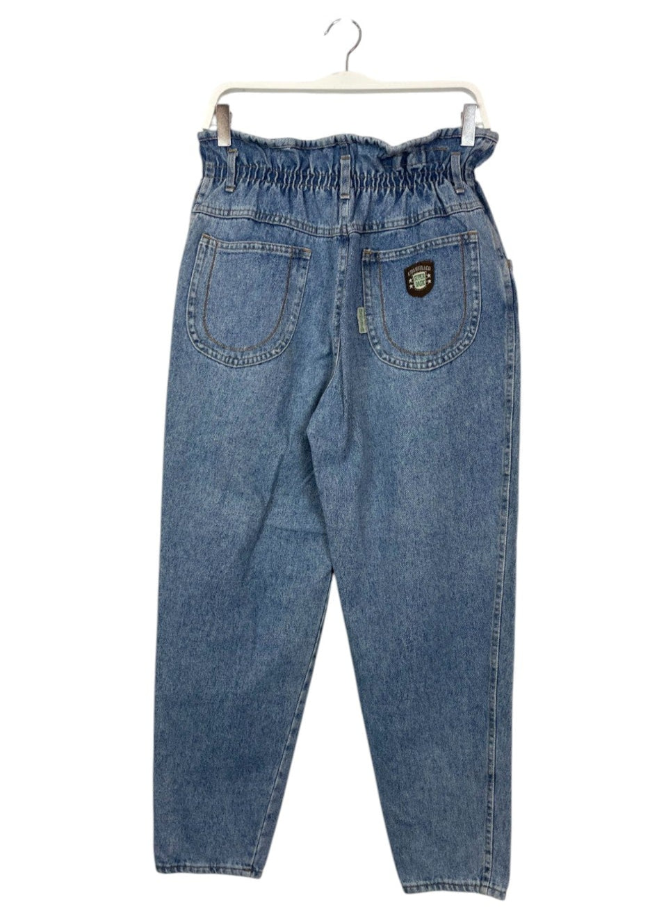 Vintage, Ιταλικό, Γυναικείο Τζιν Παντελόνι EMANUEL & Co σε Ξεθωριασμένο Denim (Medium - 46 (IT))