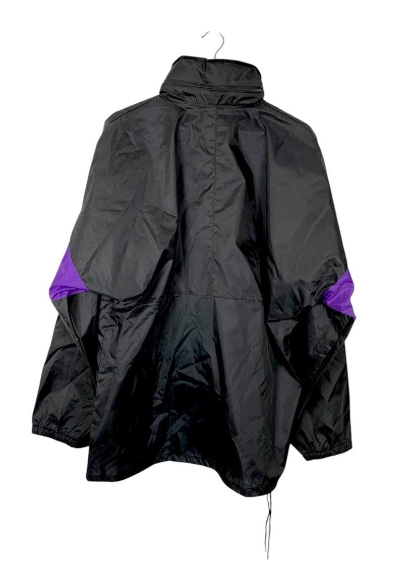 Ανδρικό Ελαφρύ Αθλητικό Τζάκετ σε Μαύρο/ Μωβ χρώμα (Large)