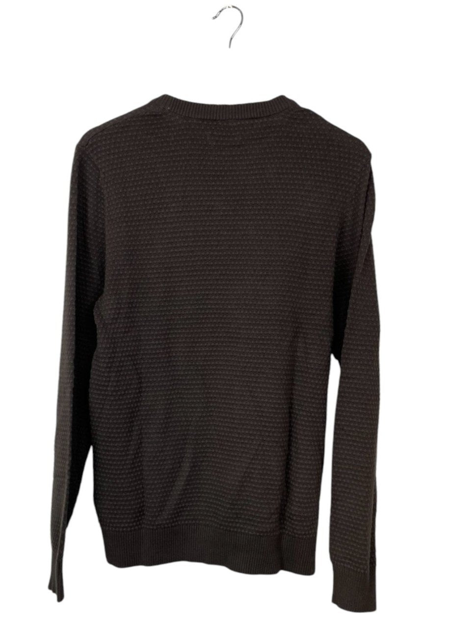 Stock Ανδρική Πλεκτή Μπλούζα/Πουλόβερ JACK & JONES σε Καφέ χρώμα (S/M)