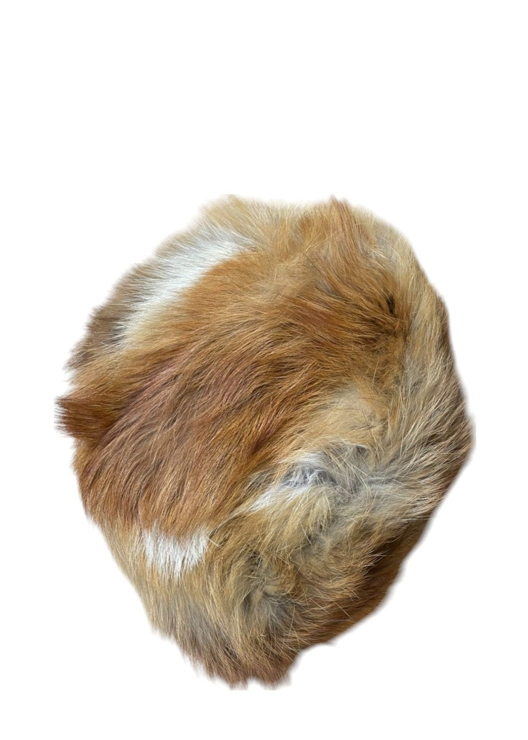 Vintage Γούνινο Καπέλο Φυσική Γούνα σε Καφέ/Πορτοκαλί Χρώμα