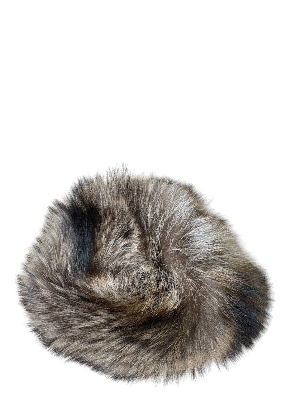 Vintage Καπέλο/Σκούφος από Φυσική Γούνα σε Καφέ/Μπεζ Χρώμα