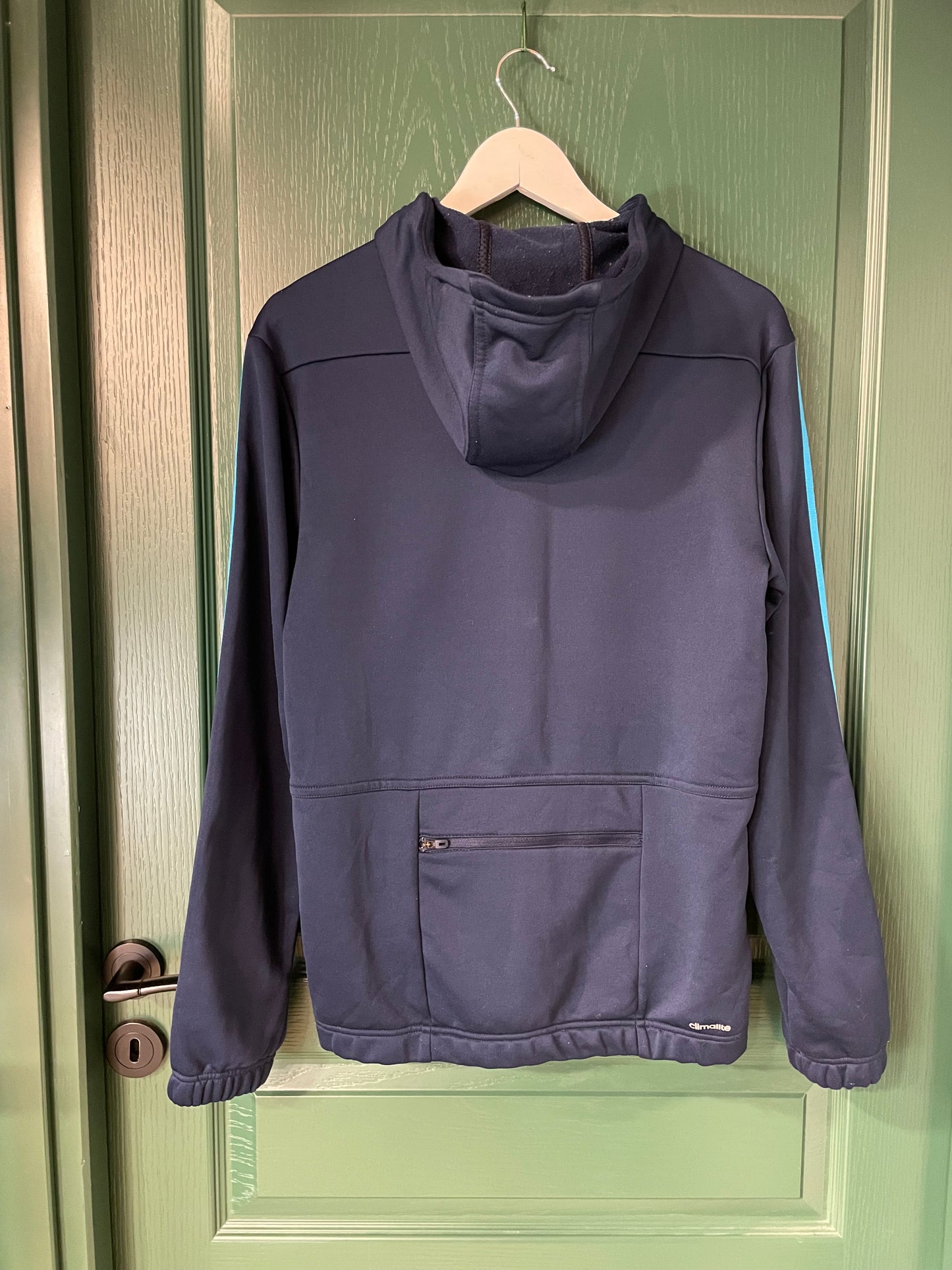 Ανδρική Αθλητική Ζακέτα ADIDAS σε Σκούρο Μπλε χρώμα (Small)